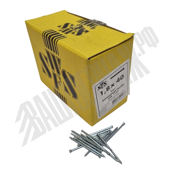 Гвозди финишные 1,8*40, 1кг Оцинкованные