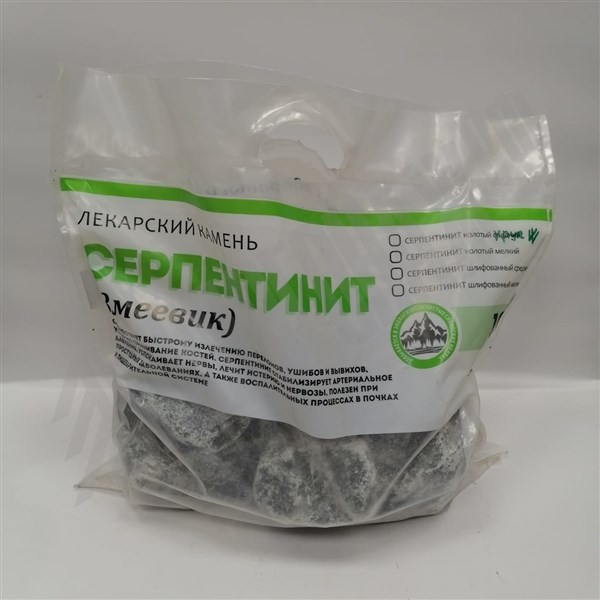 Серпентинит  колотый крупный 10 кг