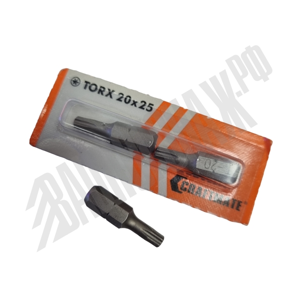 Бита TORX (25 мм) короткая (1шт.)